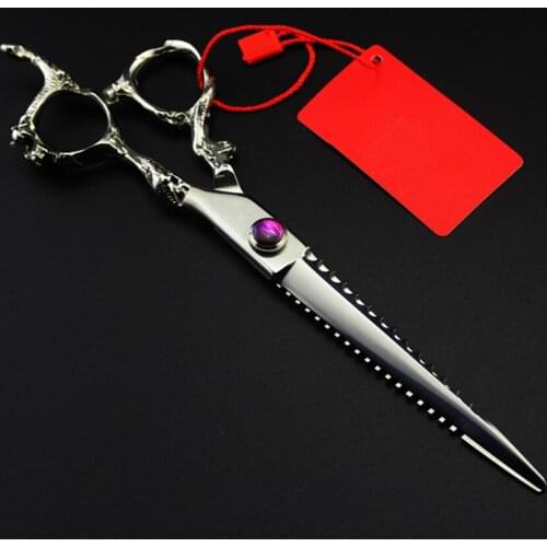 Top quality professional japan 7 inch dragon shears pet dog grooming hair scissors cutting haircut berber hairdressing scissors