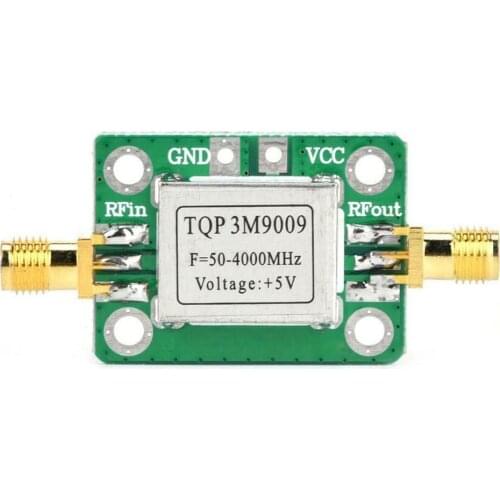 High linear RF broadband low noise amplifier With shield TQP3M9009 Wide operating frequency range Fixed gain amplification