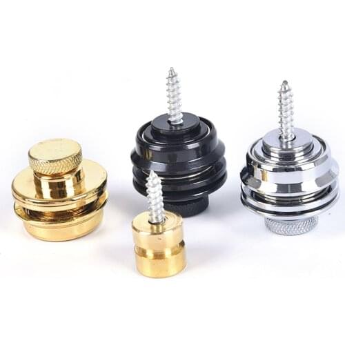 1pcs Guitar Strap Lock Strap lock Straplock Button For Acoustic / Electric Guitar Bass Guitar Parts Accessories New