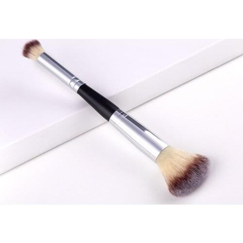 1PC Double Head Professional Multifunction Cosmetics Eyeshadow Facial Foundation Blush Makeup Brushes Tools