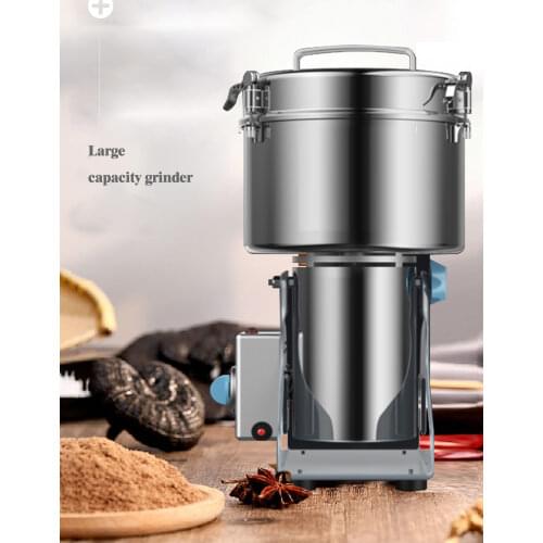 2500g commercial grinder large Panax notoginseng mill ultra fine steel mill medicinal materials dry grinding beater 220V 4500W