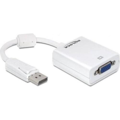 DisplayPort to VGA adapter DELOCK 61766 12,5 cm