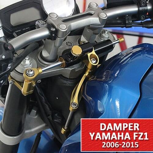 For Yamaha FZ1 FAZER 2006-2015 Motorcycle Accessories Steering Damper Bracket Set Stabilizer Linear Dampers Mounting Support