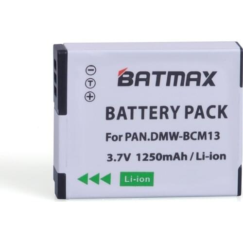 Batmax 1PC DMW-BCM13 BCM13 DMWBCM13 Battery for Panasonic Lumix ZS40, TZ60, ZS45,TZ57, ZS50 ,TZ70, ZS27,TZ37, and TZ41