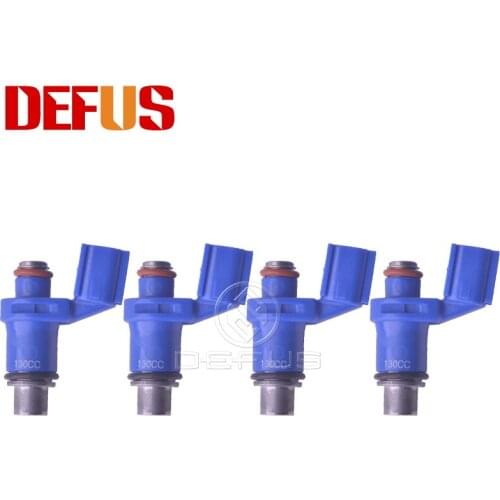 DEFUS 4X Replacement 130cc/min 2 holes Motorcycle Fuel Injector for Y15zr Ya-maha Motorbike Nozzle Injection Engine System Bico