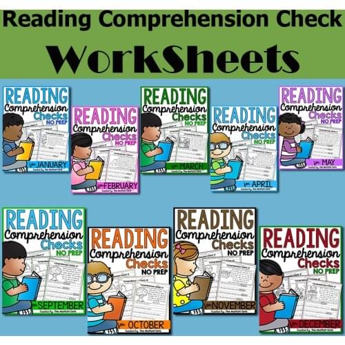 Children Reading Comprehension Checks (THE BUNDLE) Passages/Stories Learning PDF Electronic File