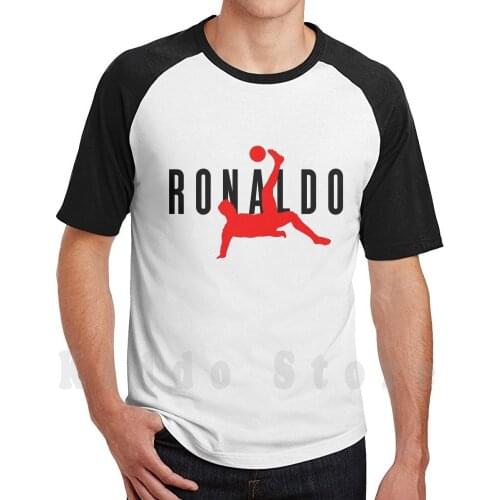Air Ronaldo T Shirt Print For Men Cotton New Cool Tee League Soccer Italy Italia Logo Air Funny Awesome Fantastic Shoes