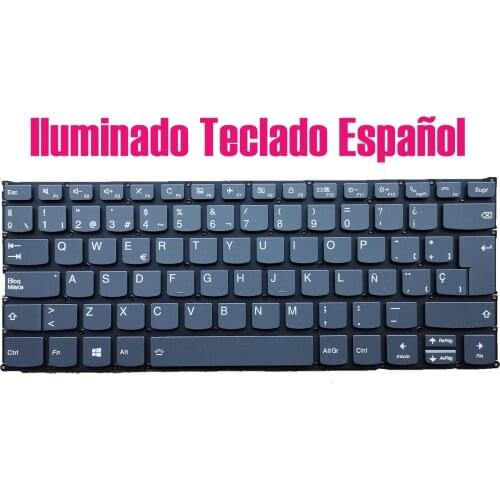 Spanish backlit keyboard for Lenovo Yoga 530-14ARR(81H9) 530-14IKB(81EK/81FQ)