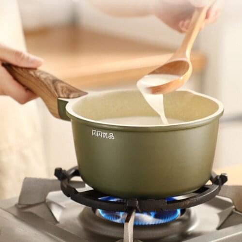 Maifanshi Non-stick Small Milk Pot Home Baby Food Supplement Pot Boiled Milk Hot Milk Pot Multi-function Kitchen Supplies