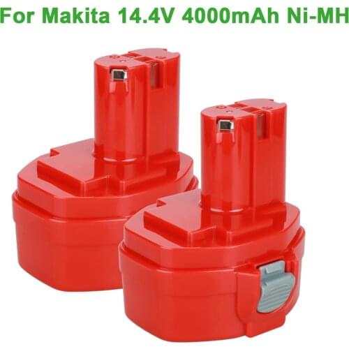 For Makita 14.4V 4000mAh Ni-MH Power Tools Battery for MAKITA PA14 1420 1422 1433 1434 1435F JR140D 192699-A