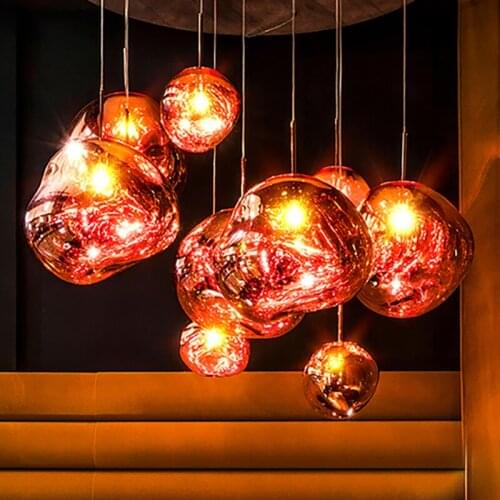 Nordic Creative Lava LED Pendant Lights Hanging Decor Lighting Indoor Livingroom Bedroom Lamp Loft Bar Cafe Modern PVC Lighting