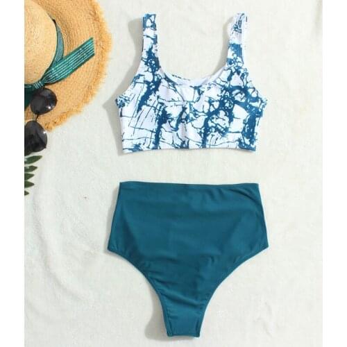 Sexy Womens Swimwear 2021 Swimsuit Push Up Bikinis Set Swimming Bathing Suit Beachwear Floral Summer Brazilian Bikini