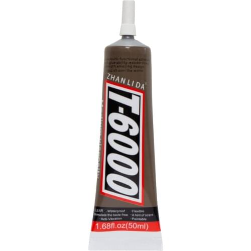 Zhanlida T6000 Clear Contact Adhesive High Temperature Resistant Diy Diamond Painting Cloth Metal Fabric Glue -50ML