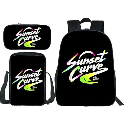 Julie And The Phantoms Backpack 3 Pieces/set Teenager Bookbag School Backpack Messenger Bag Pencil Case Boy Girl Bookbag