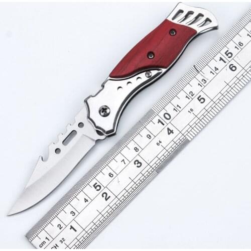 Folding Knife Stainless Steel Knife Outdoor Camping Tactics Outdoor Survival Fighting EDC Hunting Portable Folding Knife