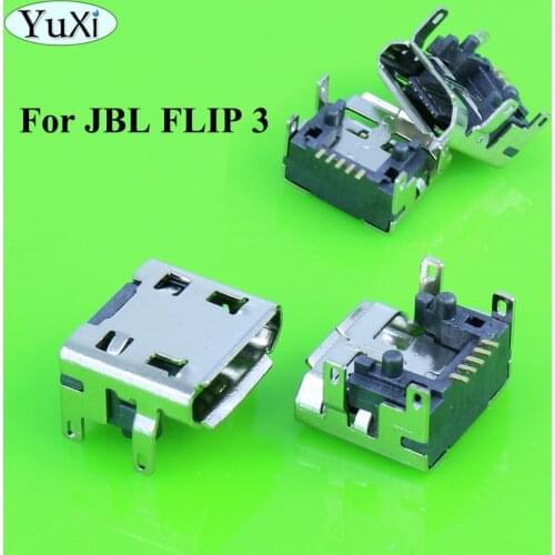 YuXi Replacement for JBL Charge 3 FLIP 3 Bluetooth Speaker Micro mini USB Charging Port jack socket Connector repair 5 Pin type