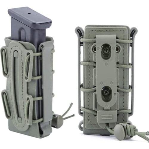 Tatical 9mm Magazine Pouch Pistol Molle Holster for GLOCK 17 19 Beretta M92 Makarov Universal Fast Mag Shooting Hunting Pouch