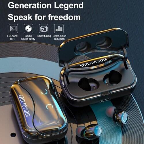 50sets G08 TWS Bluetooth 5.1 Earphone 9D HIFI Stereo Wireless Headphones LED Display Waterproof Sports Headset Earbud