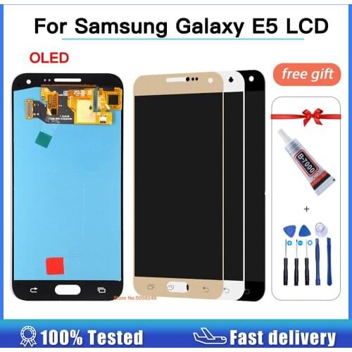AMOLED LCD dispaly for Samsung Galaxy E5 Touch Screen Digitizer Replacement for Samsung E500 E500F E500H E500M Screen assembly