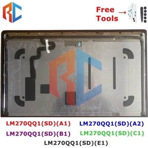 Brand New for iMac 27'' A1419 A2115 5K LCD Display w/Glass Assembly 2014 2015 2016 2017 2019 LM270QQ1(SD)(A1)(A2)(B1)(C1)(E1)