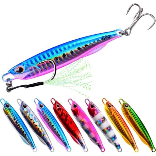 1 Pcs Slow Sinking Metal Jig Spoon 10g/15g/20g VIB Jigging Lead Iron Plate Fishing Lure Hard Bait Tackle for Bass Pike Carp