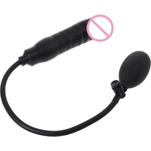 1PC Inflatable Anal Plug With Pump Expandable Butt Plugs Prostate Massage Adult Sex Toy