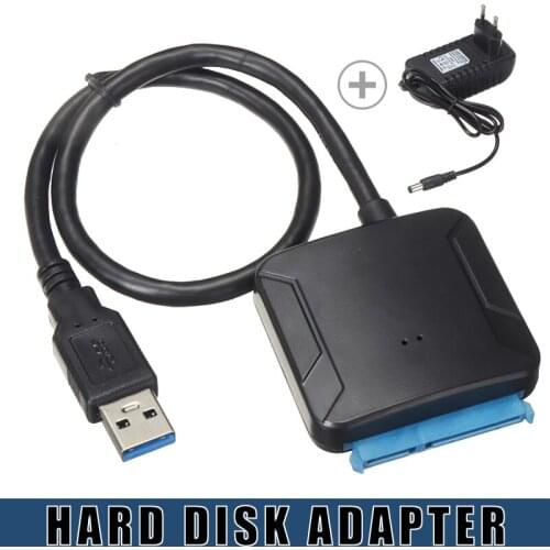 1PC USB 3.0 To Sata Adapter Converter Cable Durable 2.5/3.5 Inch Hard Disk Adapters For Win 98/ME/2000/XP/VISTA