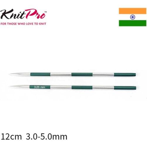 1 piece KnitPro Smartstix Interchangeable Circular Needles 12cm Imported aluminum conventional removable needles Metal needles D