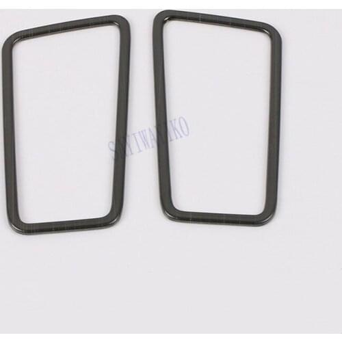 2pcs/lot car sticker stainless steel High position air conditioning outlet decoration cover for 2019 2020 Toyota RAV4 RAV 4 MK5