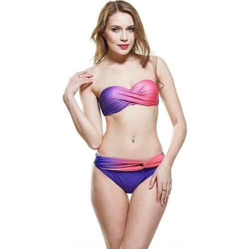 2021 Sexy Bikinis Backless stripe Bikini Set Bandage Push Up Swimwear Women Halter Swimsuit Brazilian Bathing Suits Beachwear