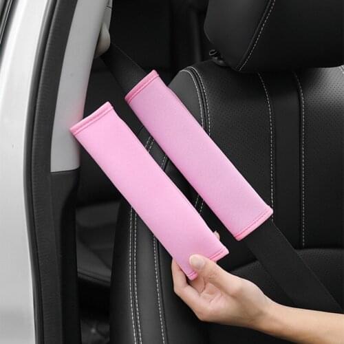 2PcUniversal Car Seat Shoulder Strap Pad Cushion Cover Car Belt Protector Seatbelt Cover for Adults Kids CarAccessories Interior
