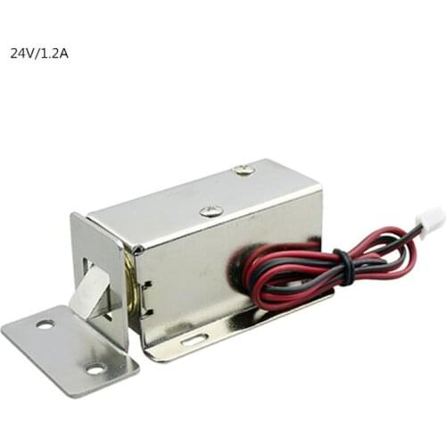 DC24V/1.2A Electric Lock Automatic Assembly Solenoid Cabinet Drawer Door Lock