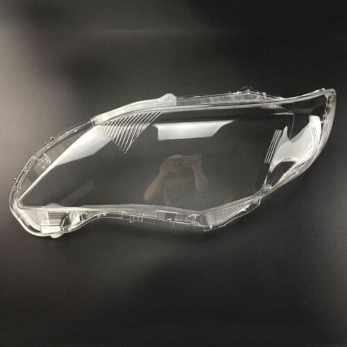 Car Front Headlight Lens Cover Auto Shell Headlamp Lampshade For Toyota Corolla 2010-2013 Lampcover Head Lamp light Covers glass