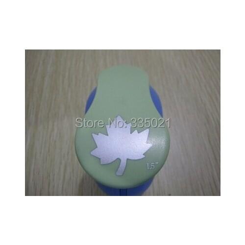 Free shipping 1.5"(3.8cm) maple eva foam punch craft punch Scrapbook Handmade punchers DIY hole punches puncher