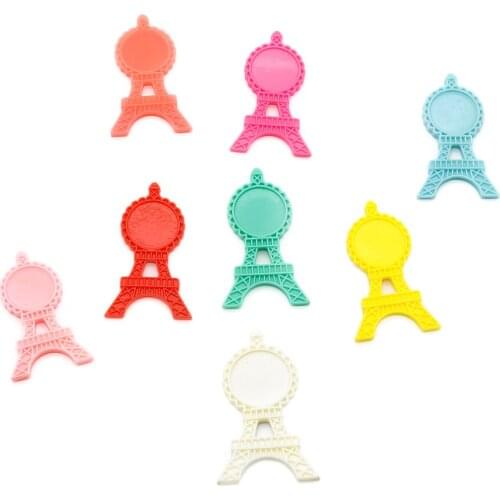 David angie 5pcs Pedestal Tower Planer Plastic Resin Love Heart,Making Hair Bow Crafts Art DIY Decoration,5Yc6542