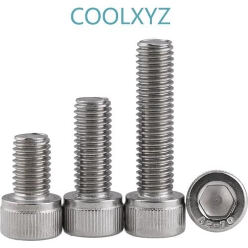 DIN912 304 stainless steel reverse thread / left thread / reverse thread / left internal hexagonal screw / bolt m4-m12 2PCS