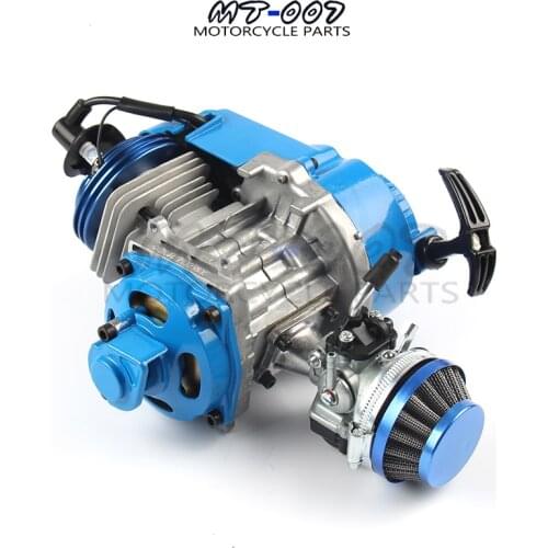 Motorbike Pocket Bike 2 Stroke Pull Start Engine For Mini Pocket Bike Go Kart Dirt Bike Petrol Scooter Motor Parts