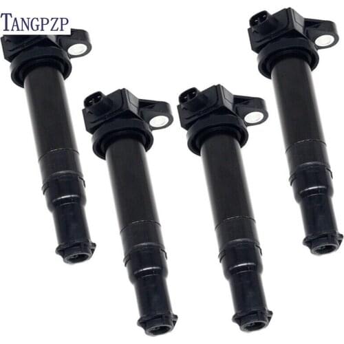 4pcs Ignition Coil For Hyundai Accent Kia Rio L4 1.6 UF499 27301-26640 C1543 OEM Quality