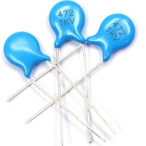 50PCS/LOT High Voltage Ceramic Capacitor Capacitor 1KV/472K 4.7NF 472K/1KV 1000V