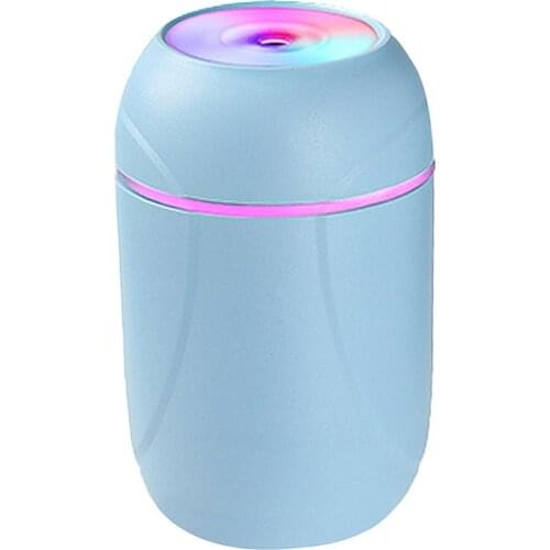Colorful Night Light Usb Portable Humidifiers Mini Air Humidifier Aroma Oil Diffuser 260ml Water Tank Aroma Humidifier 2020 New
