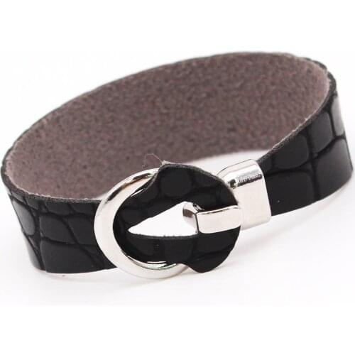 Cuff Punk Bracelets Man 2021 Fashion Charm Wide Wrap Leather Bracelets & Bangles Femme Jewelry Gift