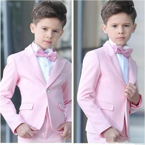 New wedding suits for Boys' Suit shawl lapel boys mens suits two piece Boys Formal Wear slim fit two button jacket+pants+tie