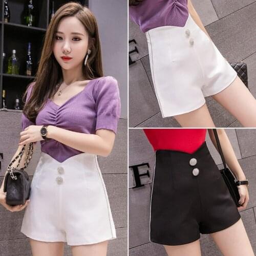 New Summer Beach Sexy Shorts Women Shorts High Waisted Loose Casual Shorts