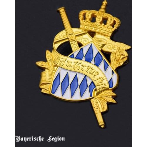 WWI German Europe PRUSSIA Medal PRUSSIAN Bavaria Metal Combat Badge Pin Brooch Souvenir Gifts
