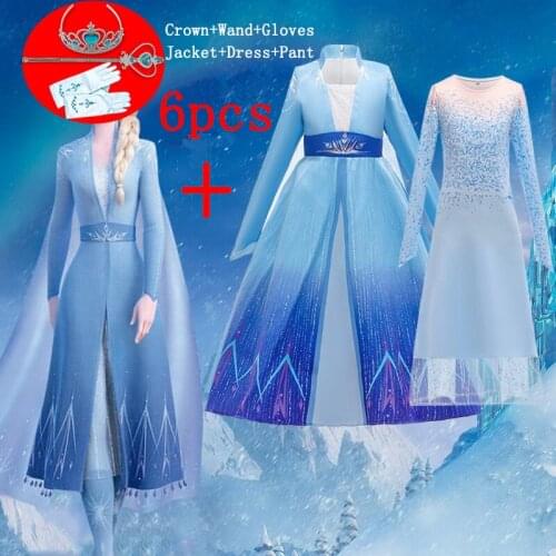 Fantasia Infantil Girls Dress 4-10 Years Children Cosplay Dress up Halloween Party Princess Costume