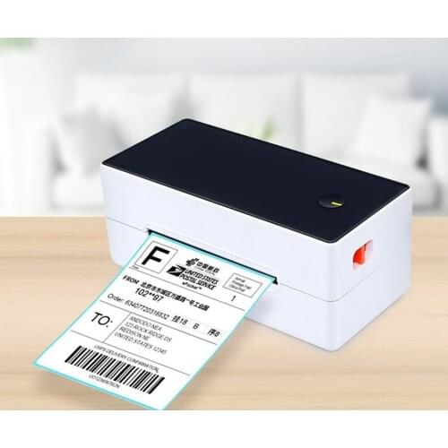 USB/BT Label Printer, Thermal Shipping Label Address Postage Printer Work with Windows, Mac System-EU Plug