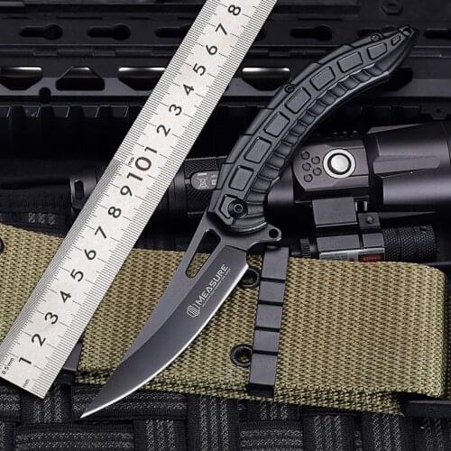 21CM Multifunctional Aluminum Handle Folding Knife Outdoor Army Knife Wilderness Survival Mini Knifes