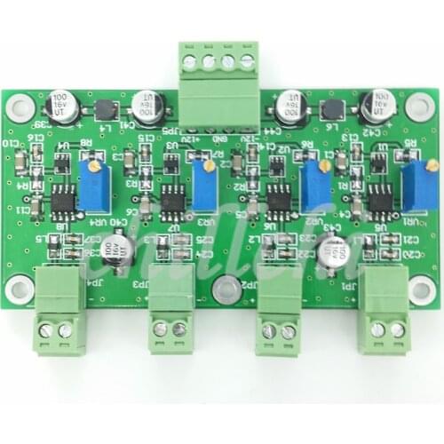 High precision current source high stability 4 channel current source 50uA-10mA constant current source