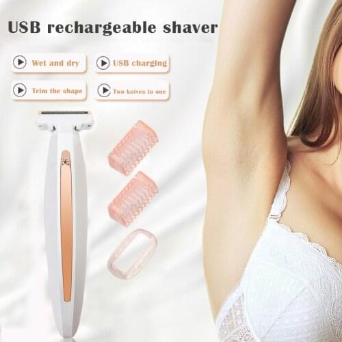 Lady Body Facial Hair Removal Epilator Women Epilator Bikini Women Shaver USB Rechargeable Touch Photoepilator Depiladora cream