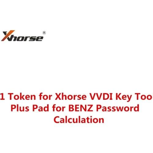 1 Token for Xhorse VVDI Key Tool Plus Pad for VVDI MB BENZ Password Calculation